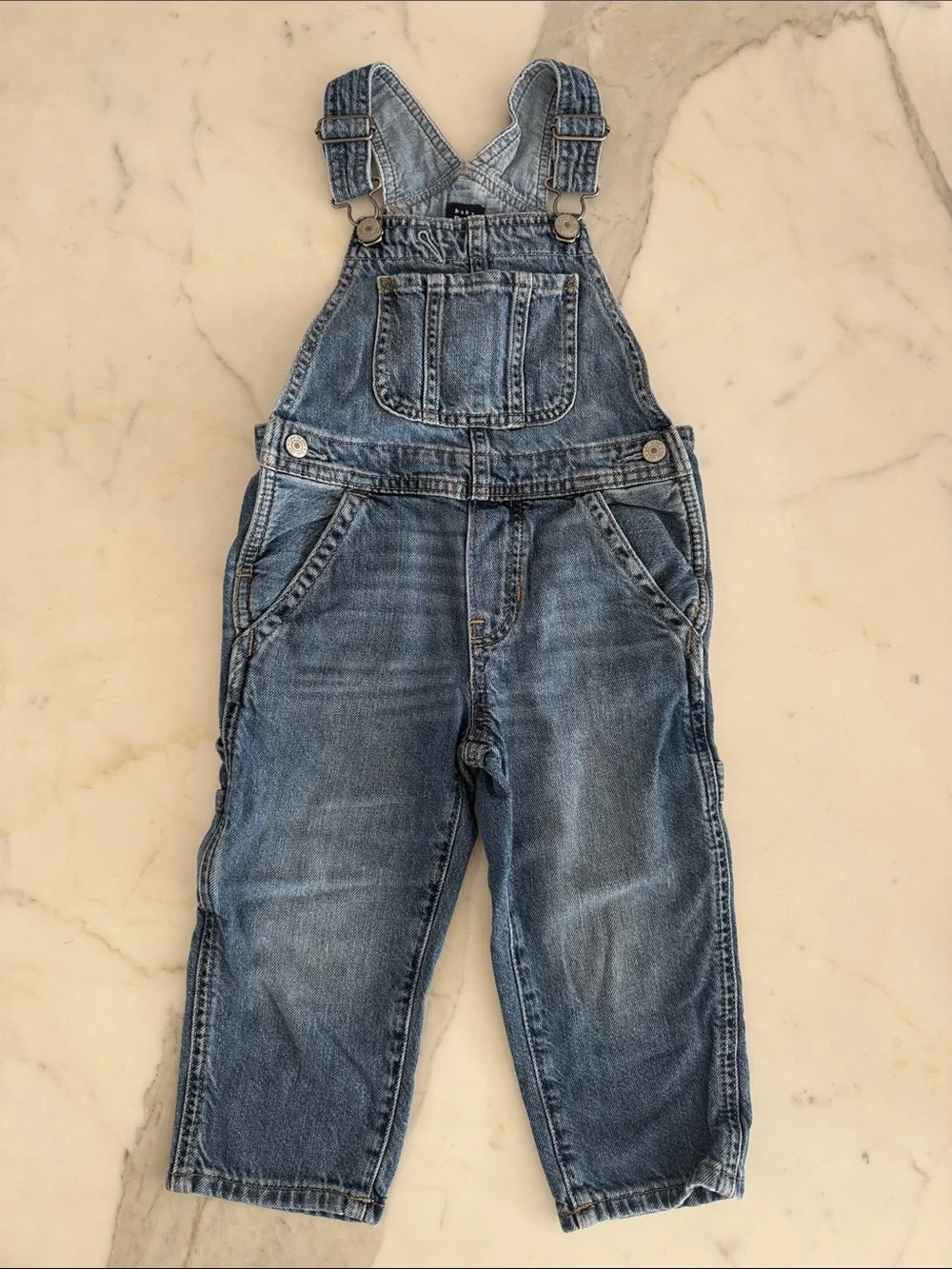 Baby GAP Classic Kids Denim Overalls - Blue Size 2T